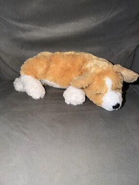 Douglas Rudy Corgi Dog Plush Stuffed Animal Super Soft Laying Lay Down